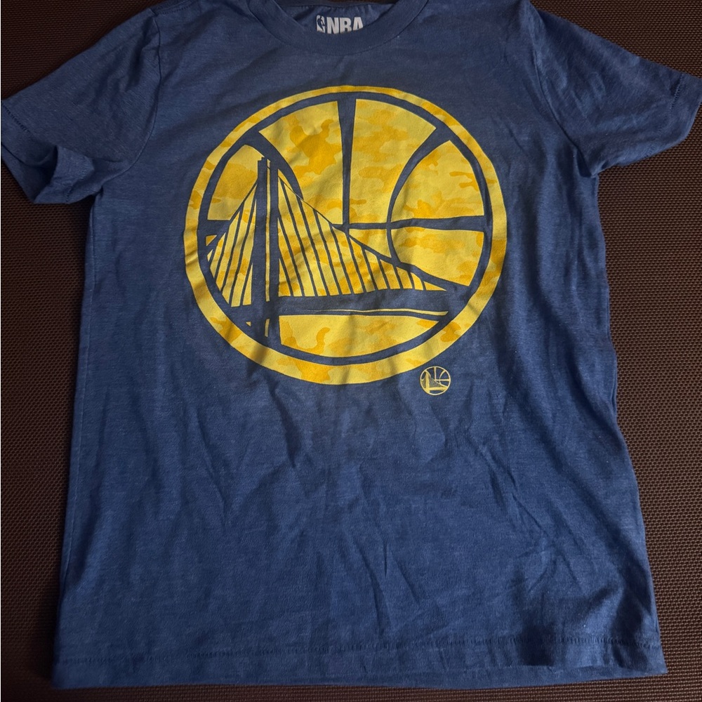 Blue boys golden state T-Shirt